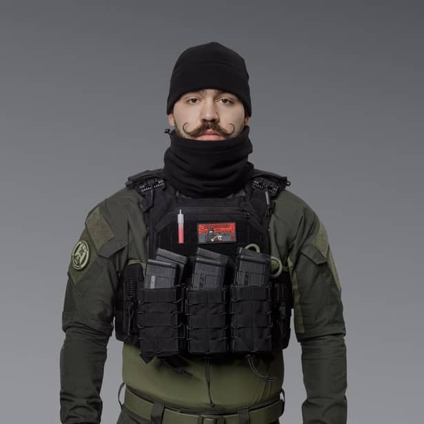 7 - Комплект Winter Tactical Kit: Бафф + Шапка Чорний. Розмір S-M