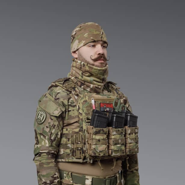 5 - Комплект Winter Tactical Kit: Бафф + Шапка Мультикам. Розмір S-M