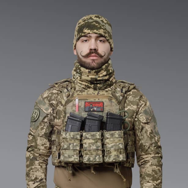 7 - Комплект Winter Tactical Kit: Бафф + Шапка Піксель. Розмір S-M