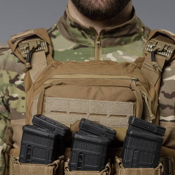 4 - Нагрудний адмін-підсумок. MOLLE. Тактичний підсумок. Койот