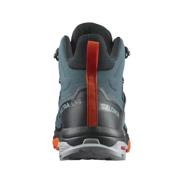 6 - Треккинговая обувь Salomon X Ultra 4 MID Gore-Tex (водонепроницаемые). Сине-зеленые. Размер 40