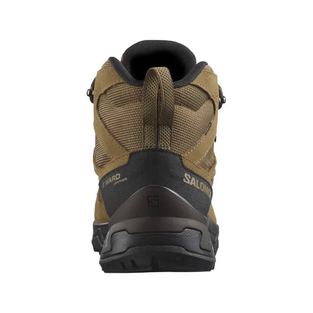 5 - Треккинговые ботинки Salomon X Ward Leather MID Gore-Tex. Койот. Размер 40