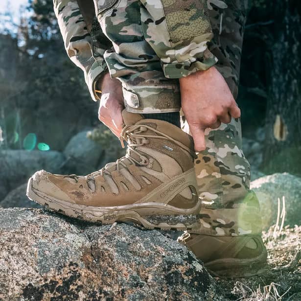 6 - Берцы тактические Salomon Quest 4D GTX Forces 2. Койот. Размер 40 2/3