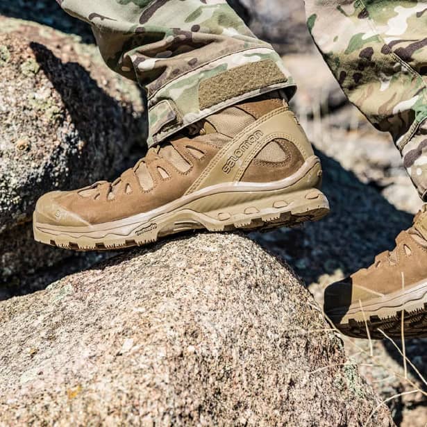 5 - Берцы тактические Salomon Quest 4D GTX Forces 2. Койот. Размер 40 2/3
