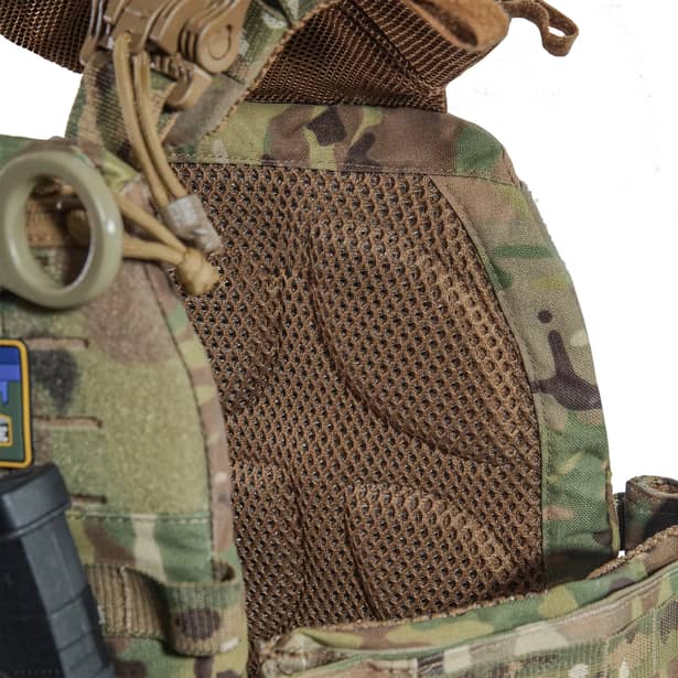 11 - Плитоноска TUR PRO с системой быстрого сброса. Molle. Цвет Мультикам.