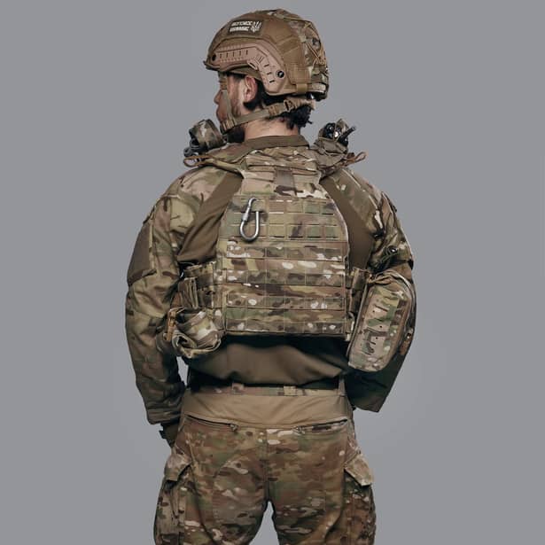 4 - Плитоноска TUR PRO. С системой быстрого сброса. Molle. Цвет Мультикам.