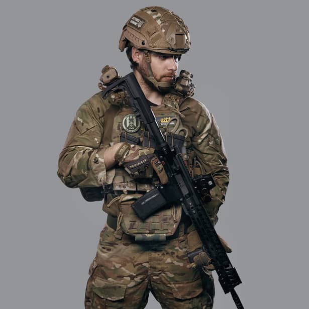 3 - Плитоноска TUR PRO. С системой быстрого сброса. Molle. Цвет Мультикам.