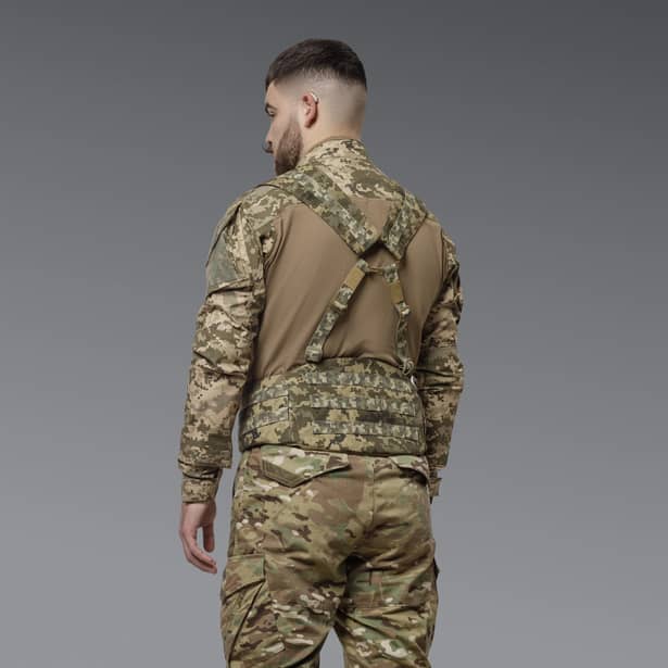 3 - Тактический разгрузочный пояс РПС 2 класса защиты, Cordura 500D. Пиксель. L/XL