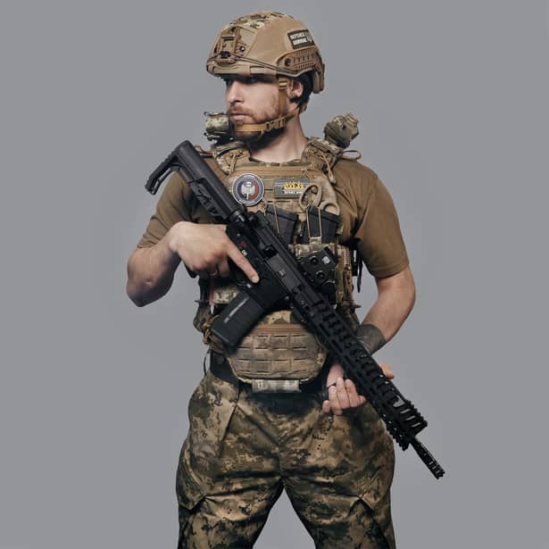 7 - Плитоноска TUR PRO, система быстрого сброса. Molle. Цвет Пиксель. Размер L/XL.