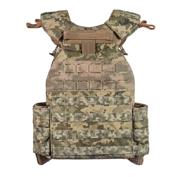 2 - Плитоноска TUR PRO, система быстрого сброса. Molle. Цвет Пиксель. Размер L/XL.