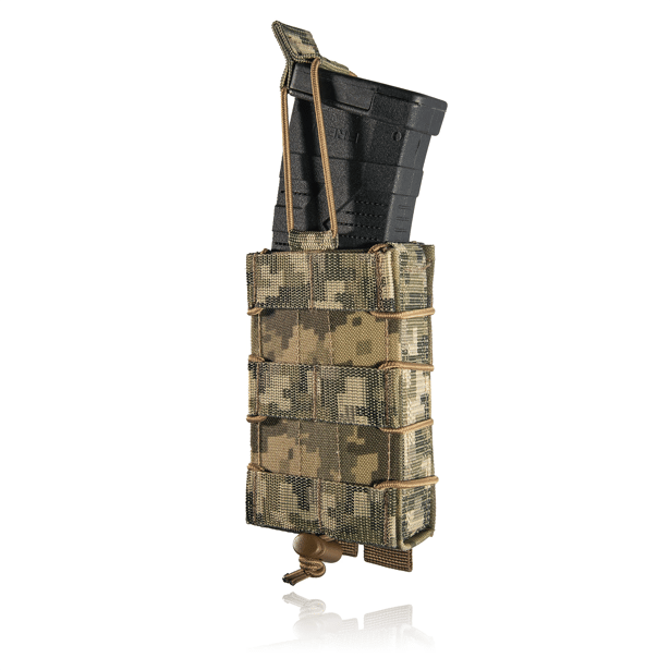 1 - Одинарный подсумок под магазины AK\AR. Cordura 500D. Molle. Пиксель