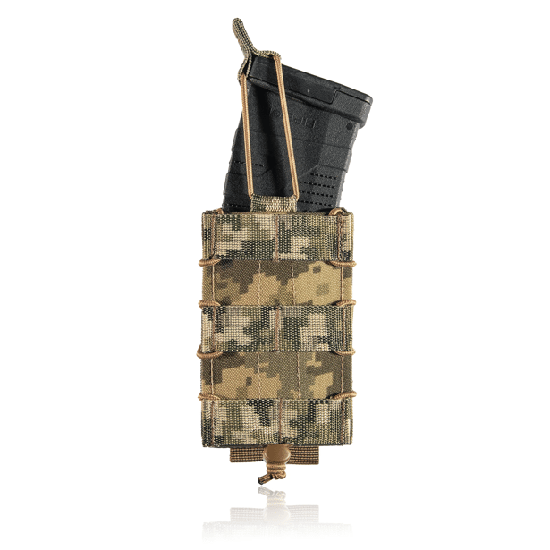 4 - Одинарный подсумок под магазины AK\AR. Cordura 500D. Molle. Пиксель