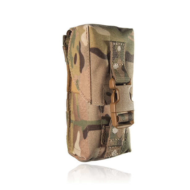 5 - Подвійний закритий підсумок під магазини AK\AR. Cordura 500D. Molle. Мультикам/Multісam