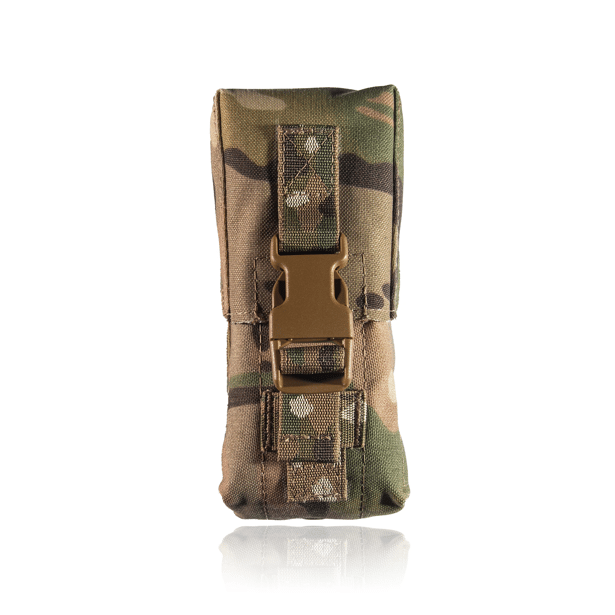 4 - Подвійний закритий підсумок під магазини AK\AR. Cordura 500D. Molle. Мультикам/Multісam