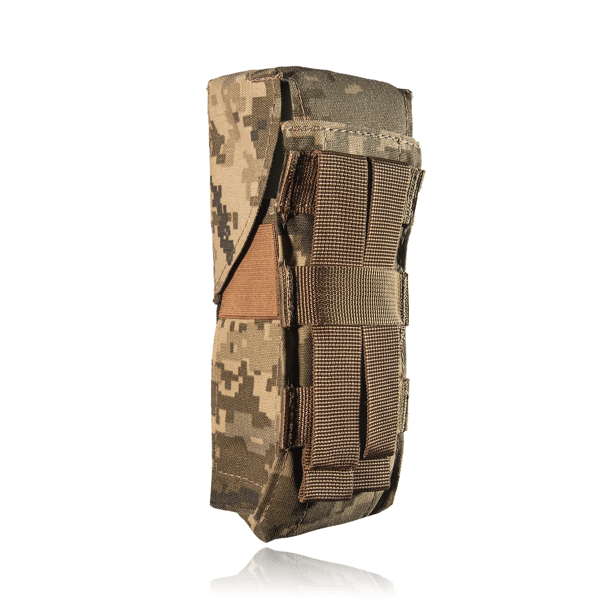 2 - Подвійний закритий підсумок під магазини AK\AR. Cordura 500D. Molle. Піксель