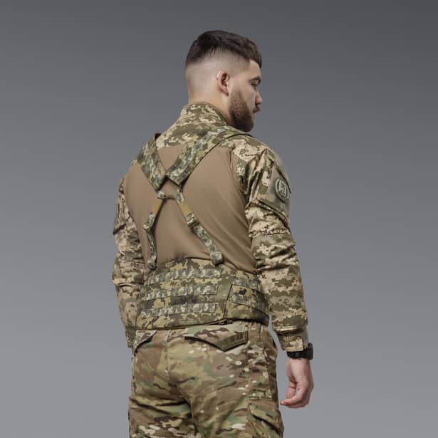 4 - Тактический разгрузочный пояс РПС, Cordura 500D. Пиксель. L/XL