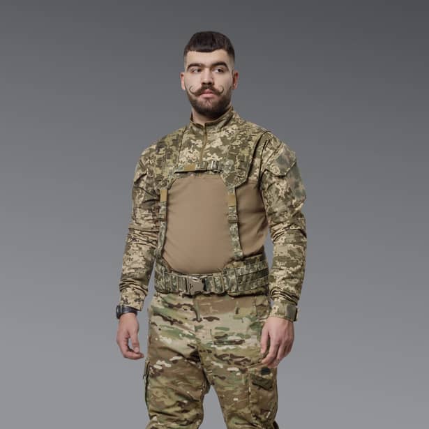 3 - Тактический разгрузочный пояс РПС, Cordura 500D. Пиксель. L/XL