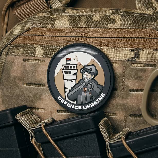 4 - ПВХ Патч (шеврон) «Капитан Прайс NO RU» DEFENCE UKRAINE