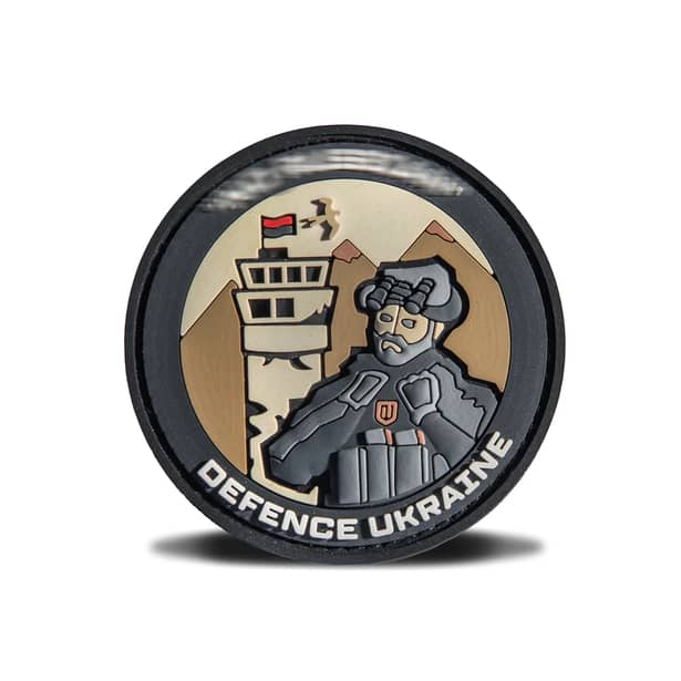 1 - ПВХ Патч (шеврон) «Капитан Прайс NO RU» DEFENCE UKRAINE