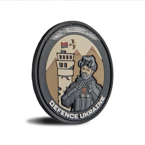 2 - ПВХ Патч (шеврон) «Капитан Прайс NO RU» DEFENCE UKRAINE