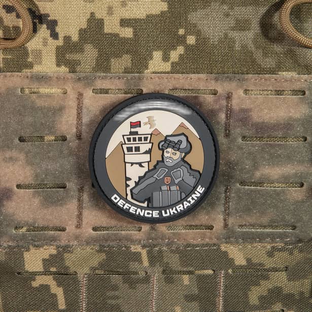 3 - ПВХ Патч (шеврон) «Капитан Прайс NO RU» DEFENCE UKRAINE