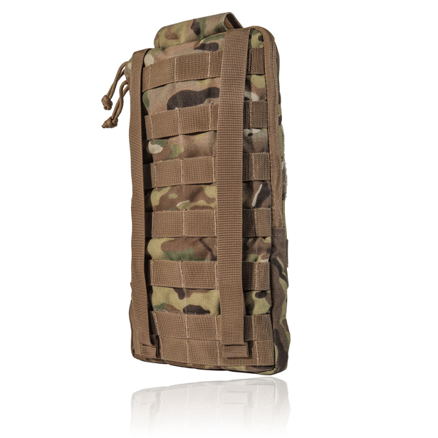 2 - Тактический Рюкзак-подсумок под гидратор на 2 л. Крепление Molle. Cordura 1000D. Мультикам