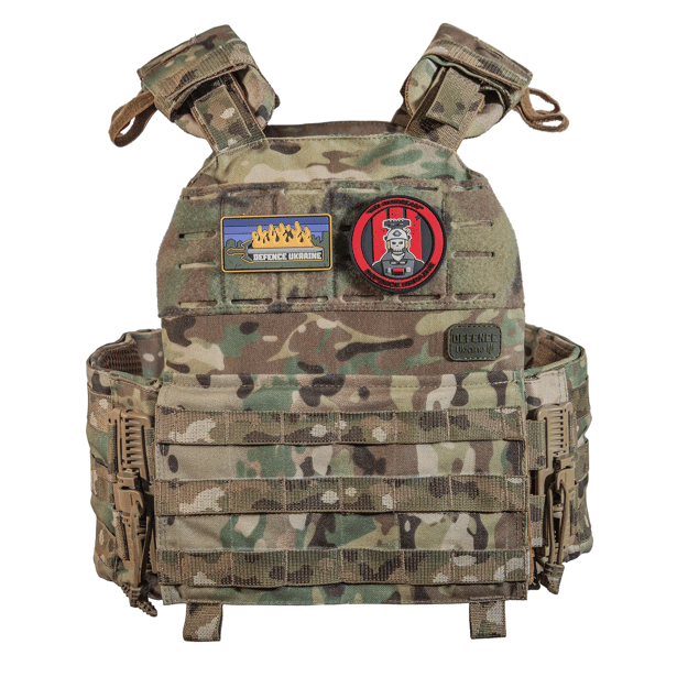 4 - Плитоноска КРУК, система швидкого скидання. Molle. Колір Мультикам.