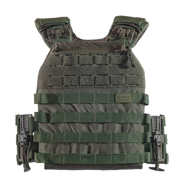 13 - Плитоноска TUR PRO с системой быстрого сброса. Molle. Цвет Олива.