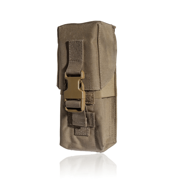 1 - Подвійний закритий підсумок під магазини AK\AR. Cordura 500D. Molle. Койот