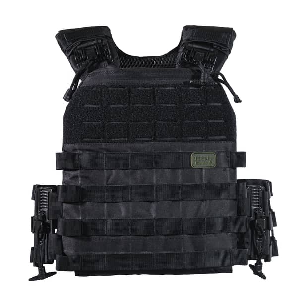 13 - Плитоноска TUR PRO с системой быстрого сброса. Molle. Цвет Черный.