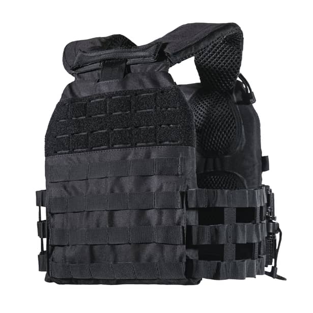 2 - Плитоноска TUR PRO с системой быстрого сброса. Molle. Цвет Черный.