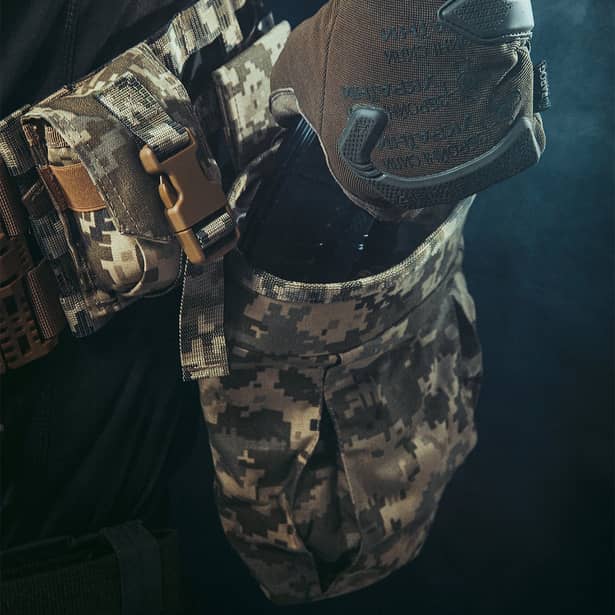 9 - Плитоноска TUR PRO с системой быстрого сброса. Molle. Цвет Черный.