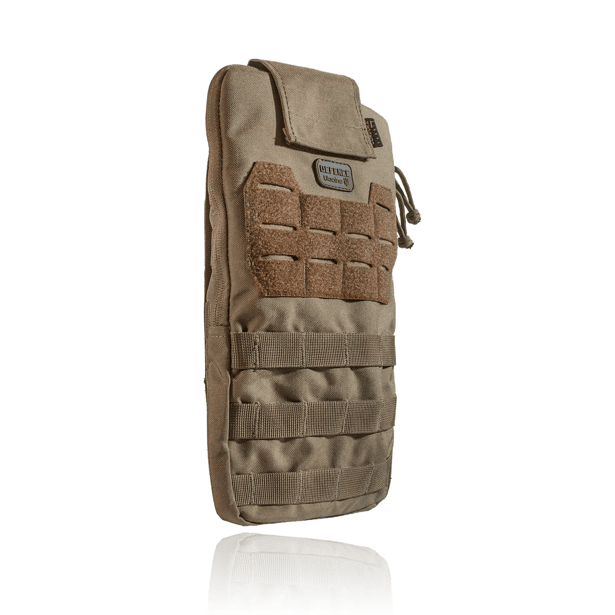 3 - Тактический Рюкзак-подсумок под гидратор на 2 л. Крепление Molle. Cordura 1000D. Койот