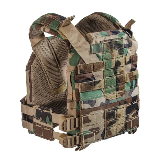 3 - Плитоноска Agilite K-ZERO Plate Carrier. Цвет Woodland. Материал Cordura 500D.