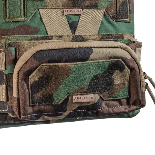 6 - Плитоноска Agilite K-ZERO Plate Carrier. Цвет Woodland. Материал Cordura 500D.