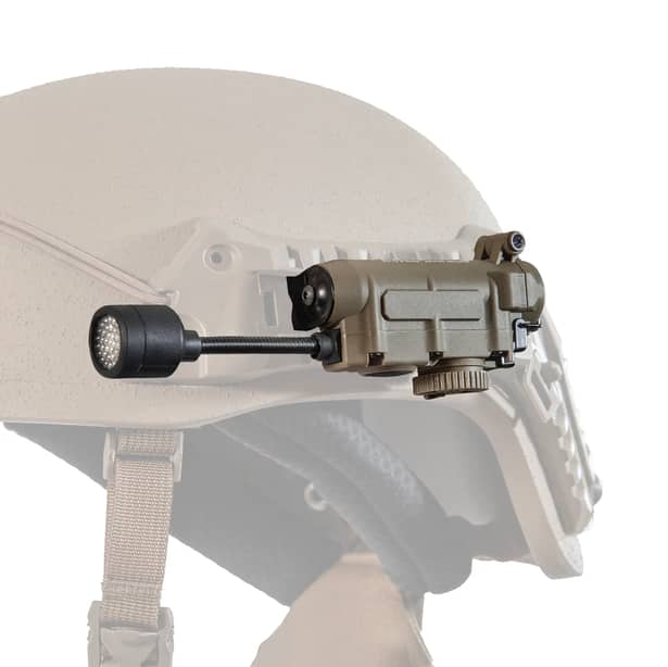 1 - Ліхтар тактичний на шолом Sidewinder MPLS 5LED з IFF (свій-чужий) маяком. Койот