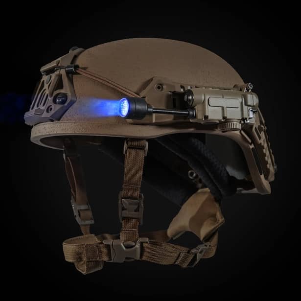 7 - Ліхтар тактичний на шолом Sidewinder MPLS 5LED з IFF (свій-чужий) маяком. Койот