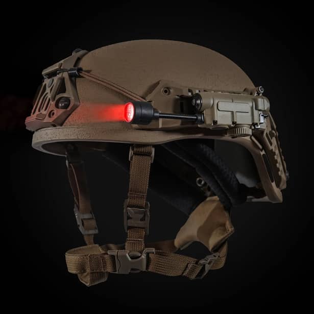 6 - Ліхтар тактичний на шолом Sidewinder MPLS 5LED з IFF (свій-чужий) маяком. Койот