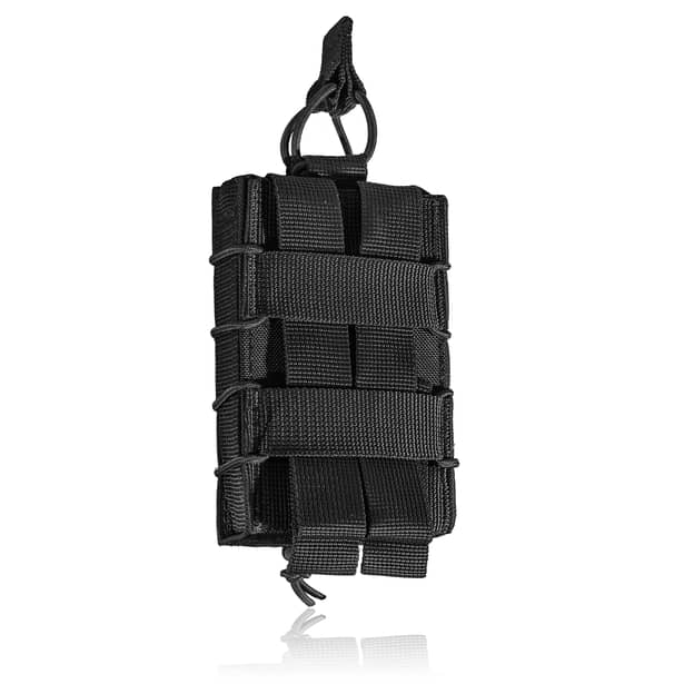 2 - Одинарный подсумок под магазины AK\AR. Cordura 500D. Molle. Черный