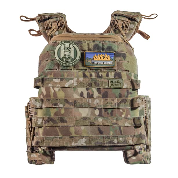 9 - Бронежилет 3-го класу (TUR PRO Gen 2). Вага 3.7 кг. З системою швидкого скидання. Molle. Колір Мультикам. Розмір S/M.