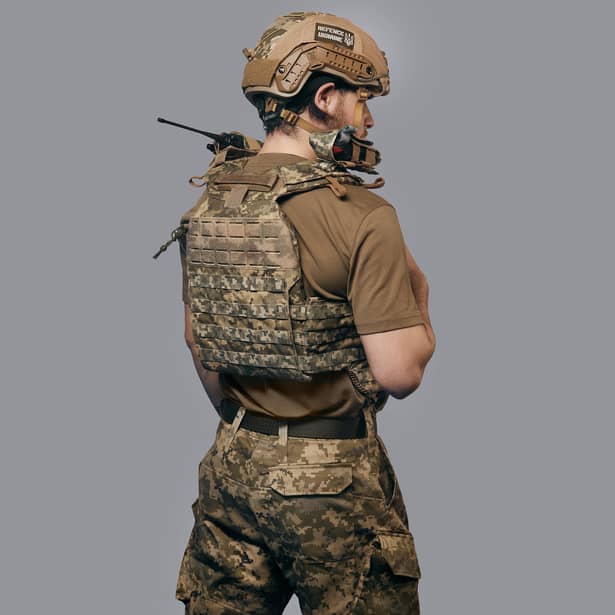 7 - Бронежилет 3-го класу (TUR PRO Gen 2). Вага 3.7 кг. З системою швидкого скидання. Molle. Колір Піксель. Розмір S/M.