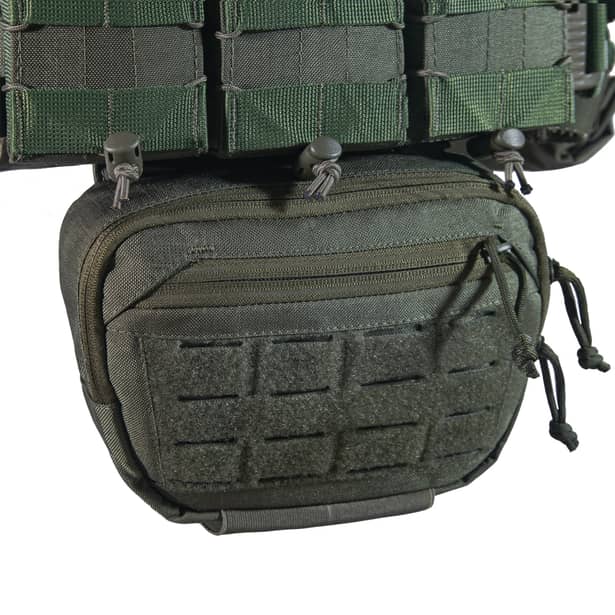 14 - Плитоноска TUR PRO (Комплект) с системой быстрого сброса. Molle. Цвет Олива.