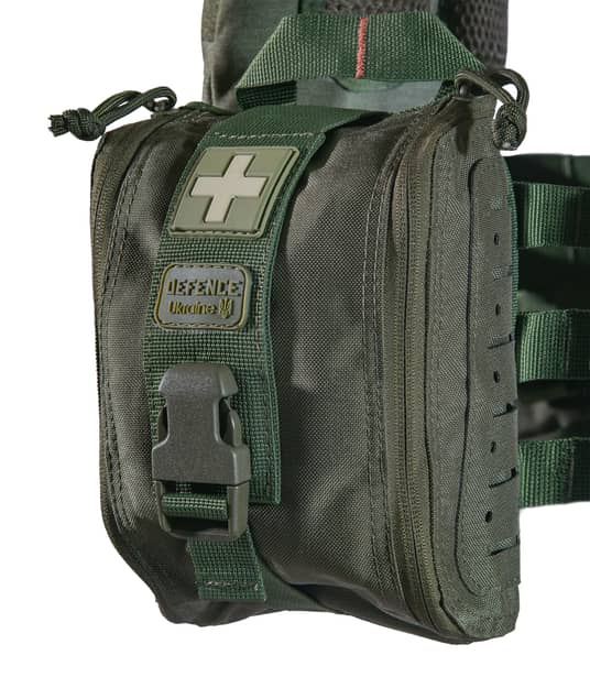 15 - Плитоноска TUR PRO (Комплект) с системой быстрого сброса. Molle. Цвет Олива.
