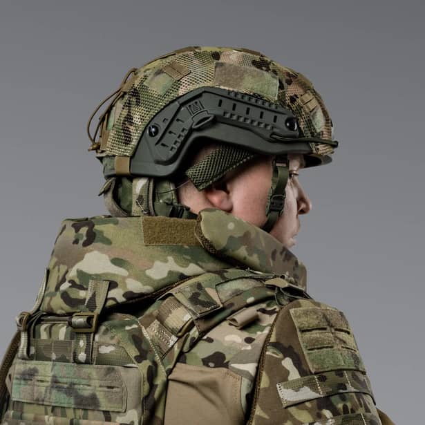 4 - Баллистическая защита шеи 2-го класса защиты. CORDURA 1000D. Мультикам