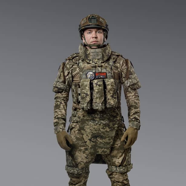 6 - Балістичний захист шиї 2-го класу захисту. CORDURA 1000D. Піксель