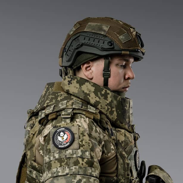 5 - Балістичний захист шиї 2-го класу захисту. CORDURA 1000D. Піксель