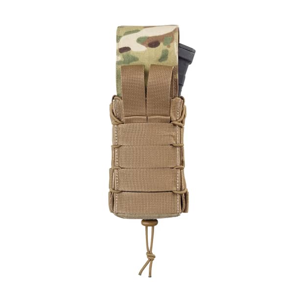 2 - Подвійний закритий підсумок під магазини AK\AR. Cordura 500D. Molle. Мультикам