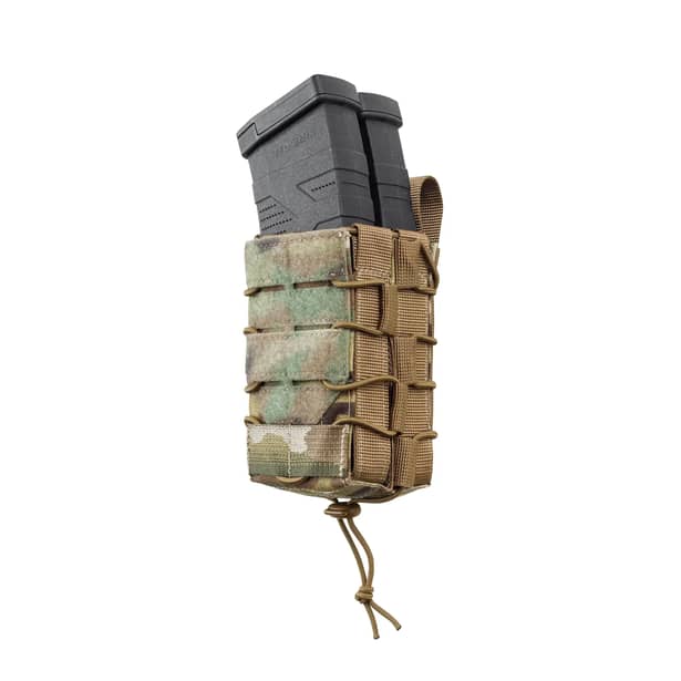 1 - Двойной подсумок под магазины AK\AR. Cordura 500D. Molle. Мультикам