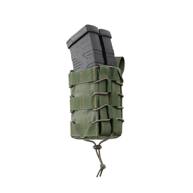 1 - Двойной подсумок под магазины AK\AR. Cordura 500D. Molle. Олива