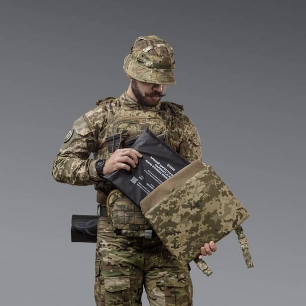 4 - Тактичний килимок для сидіння. CORDURA 500D. Піксель